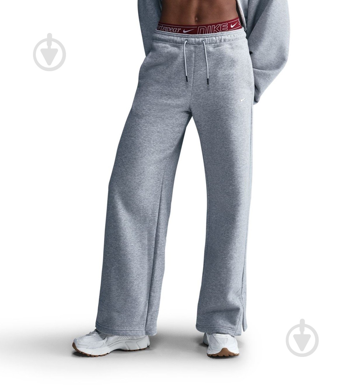 Штани Nike W NSW PHNX FLC PANT GLS HV6522-063 р. M сірий - фото 1