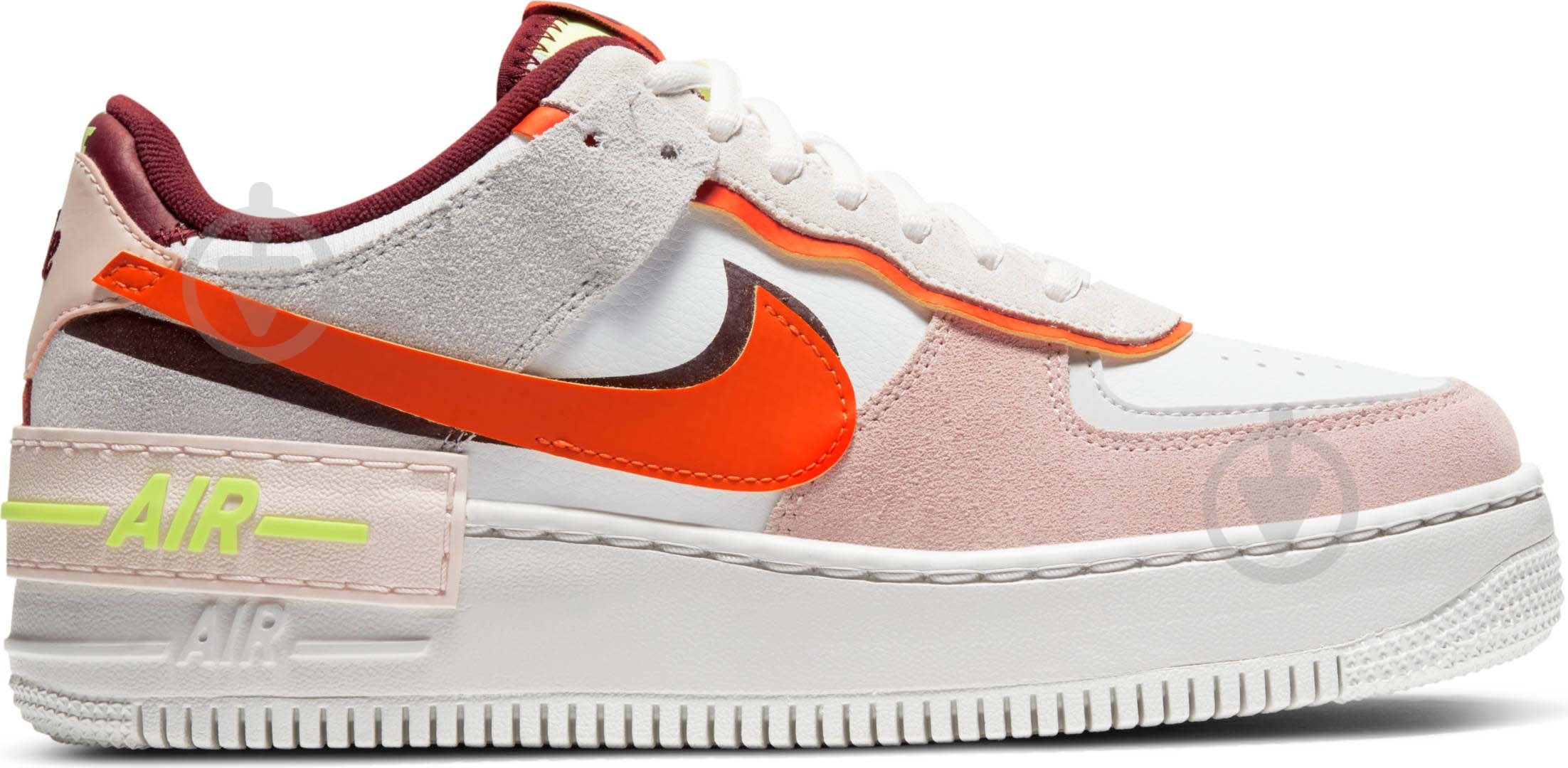 Кроссовки женские демисезонные Nike Air Force 1 Shadow CU8591-600 р.40,5 разноцветные - фото 3