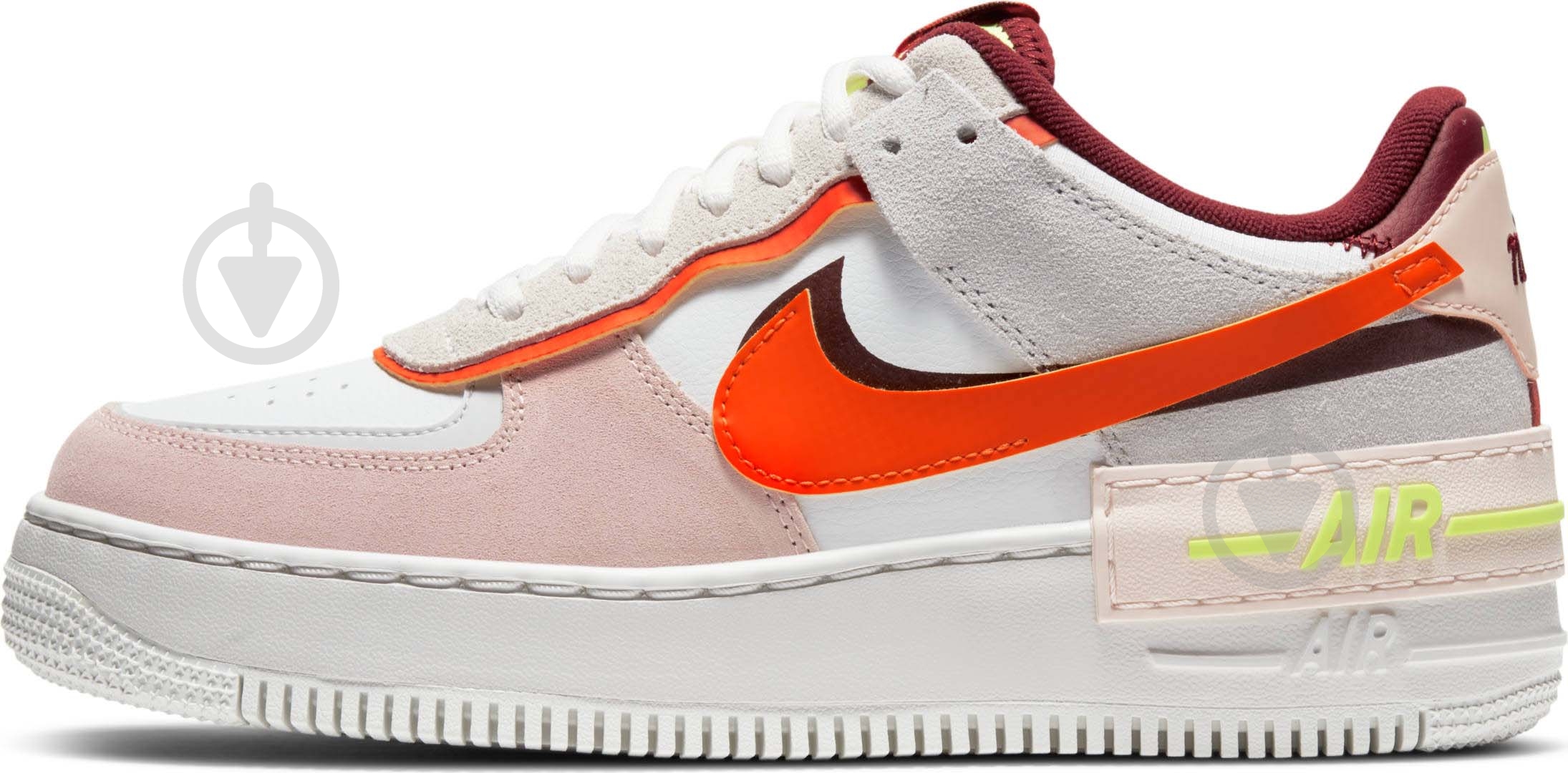 Кроссовки женские демисезонные Nike Air Force 1 Shadow CU8591-600 р.40,5 разноцветные - фото 5