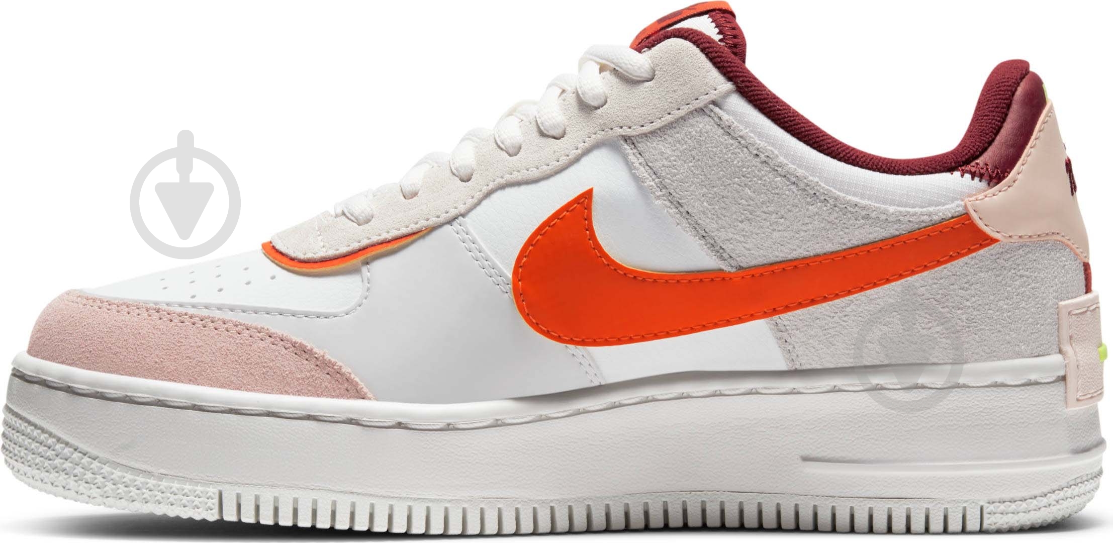 Кроссовки женские демисезонные Nike Air Force 1 Shadow CU8591-600 р.40,5 разноцветные - фото 6
