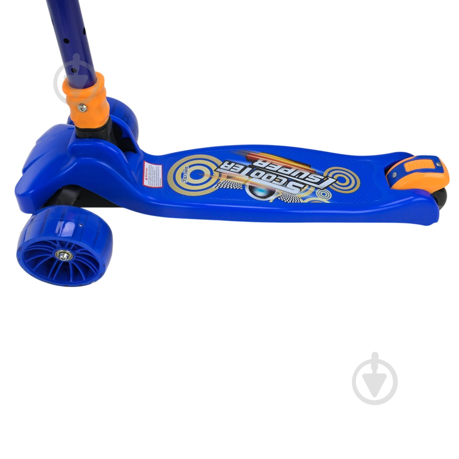 Самокат Extreme Motion синий SC814 - фото 3 Самокат Extreme Motion синий SC814 - фото 3