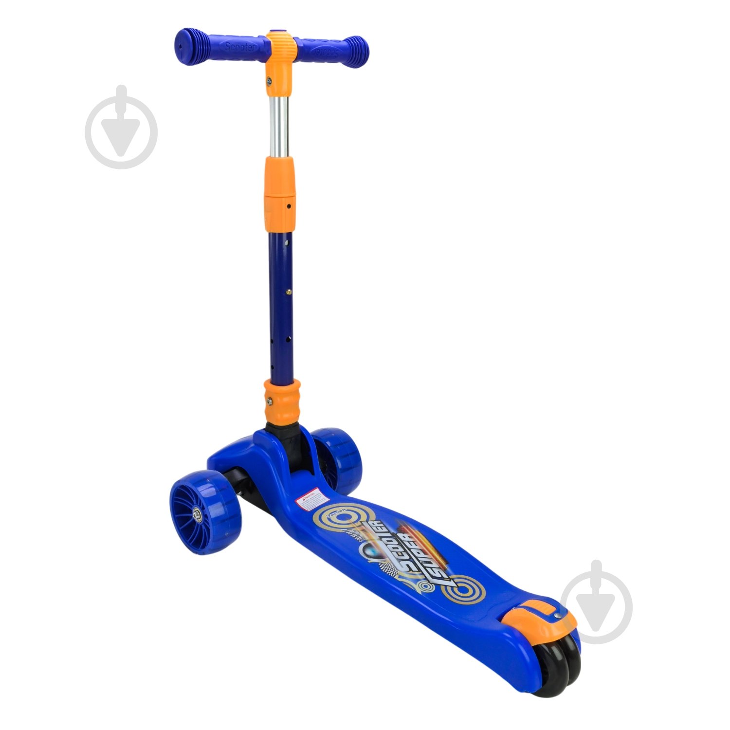 Самокат Extreme Motion синий SC814 - фото 4 Самокат Extreme Motion синий SC814 - фото 4