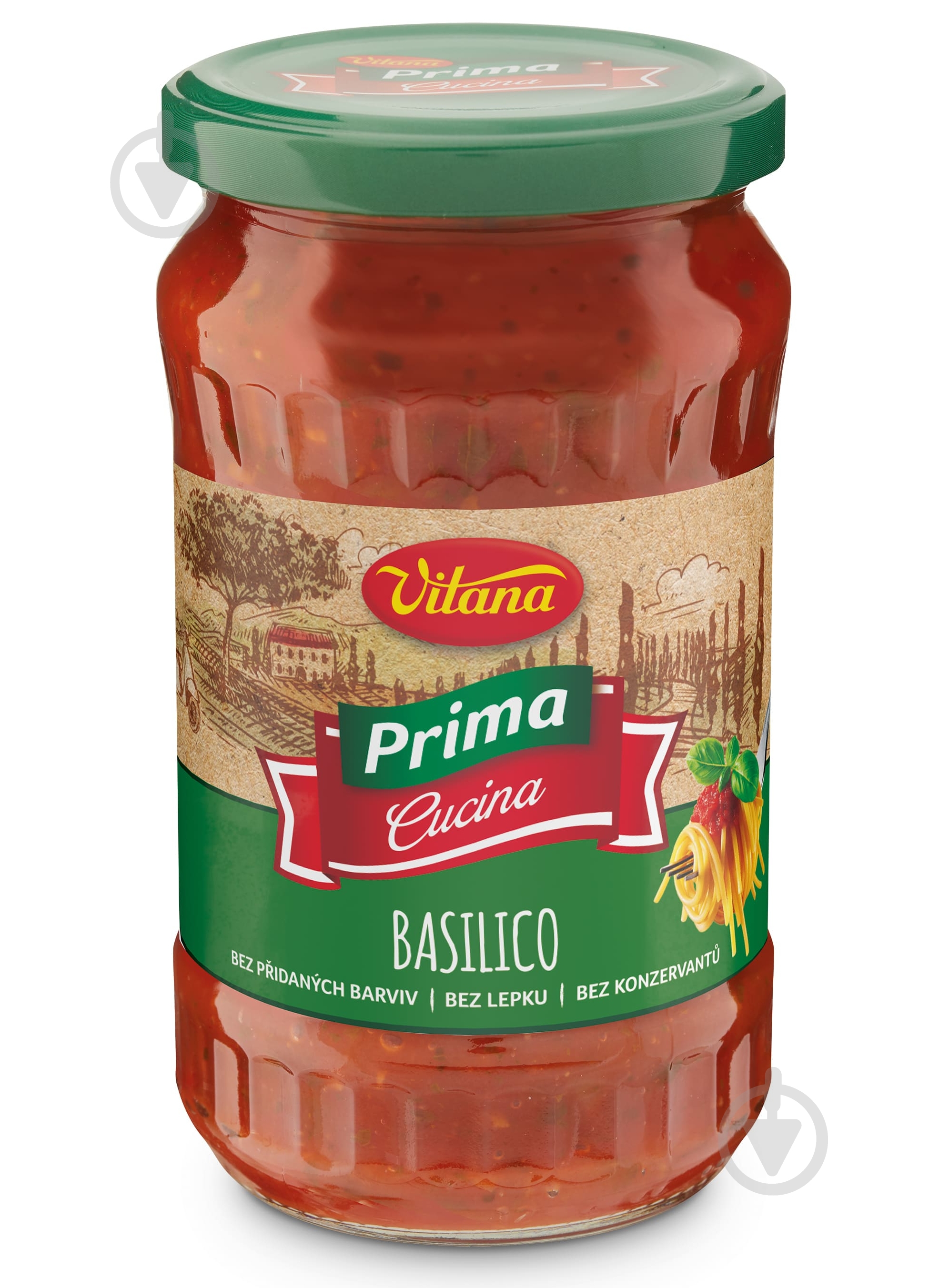 Соус ТМ Vitana Olive and Basil 350 мл - фото 1 Соус ТМ Vitana Olive and Basil 350 мл - фото 1