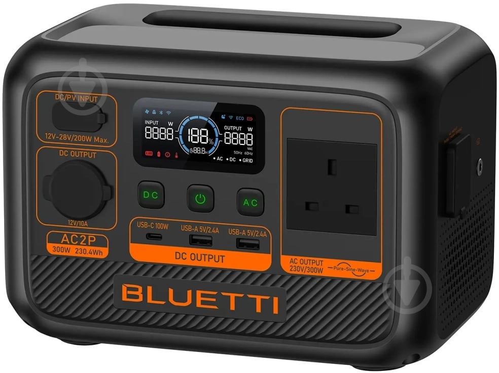 Зарядна станція BLUETTI AC2P UK Standard (230,4 Вт·год) - фото 5
