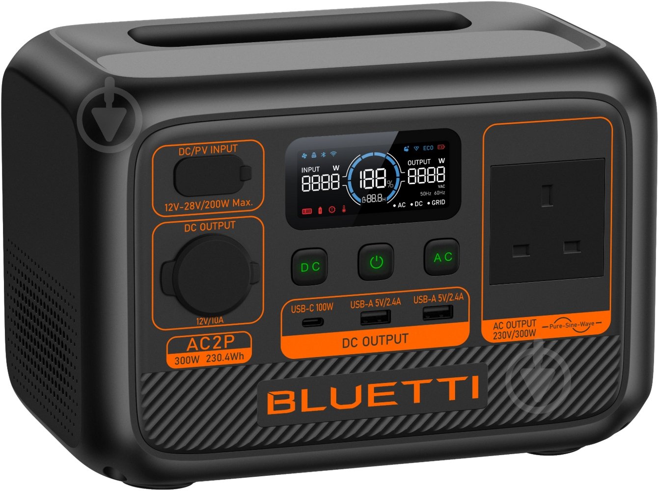 Зарядна станція BLUETTI AC2P UK Standard (230,4 Вт·год) - фото 6