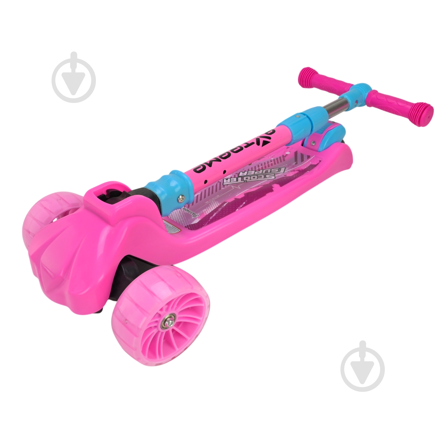 Самокат Extreme Motion розовый SC814 - фото 6