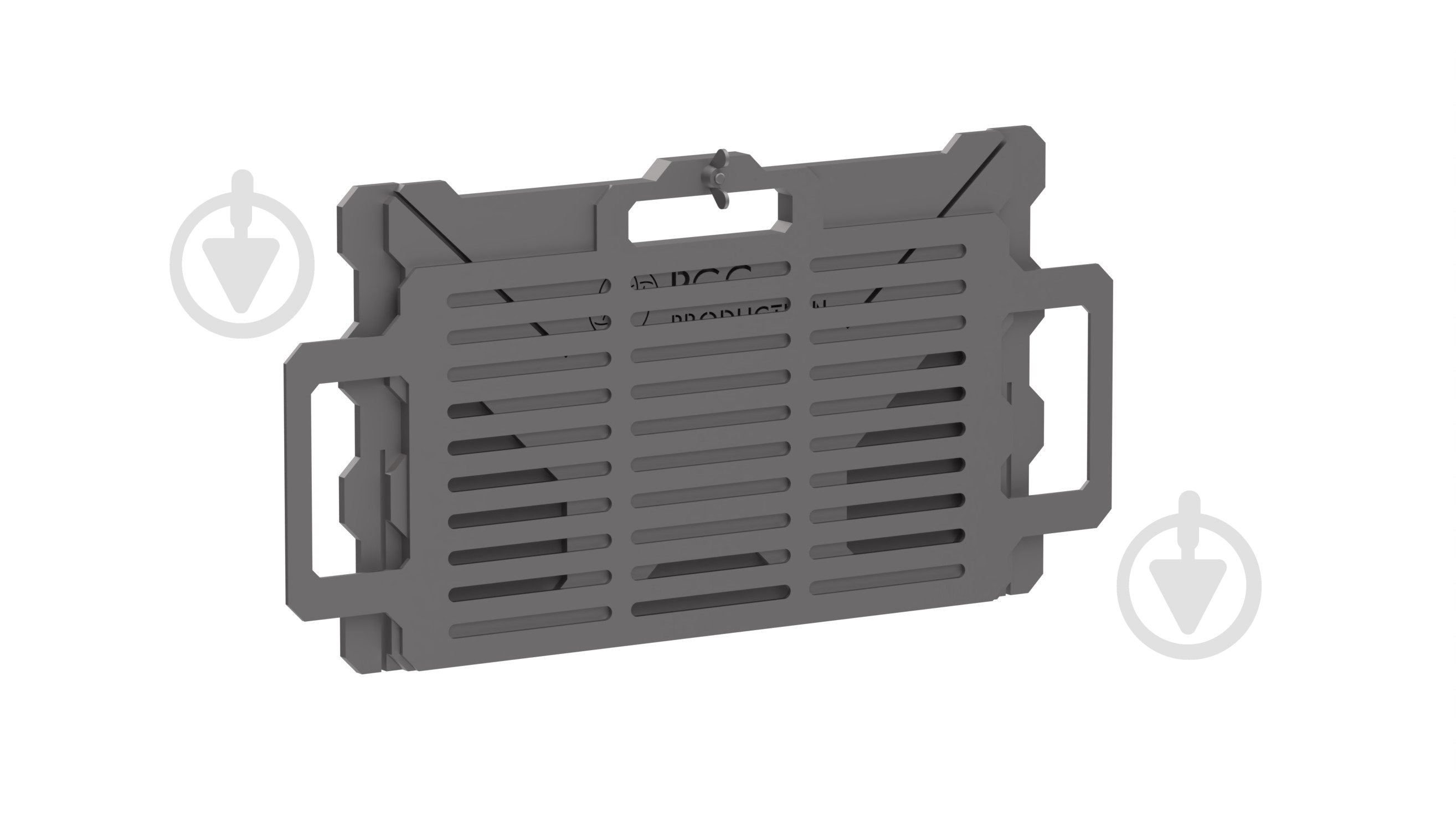 Мангал RGC Production разборный 530х400х260 - фото 3