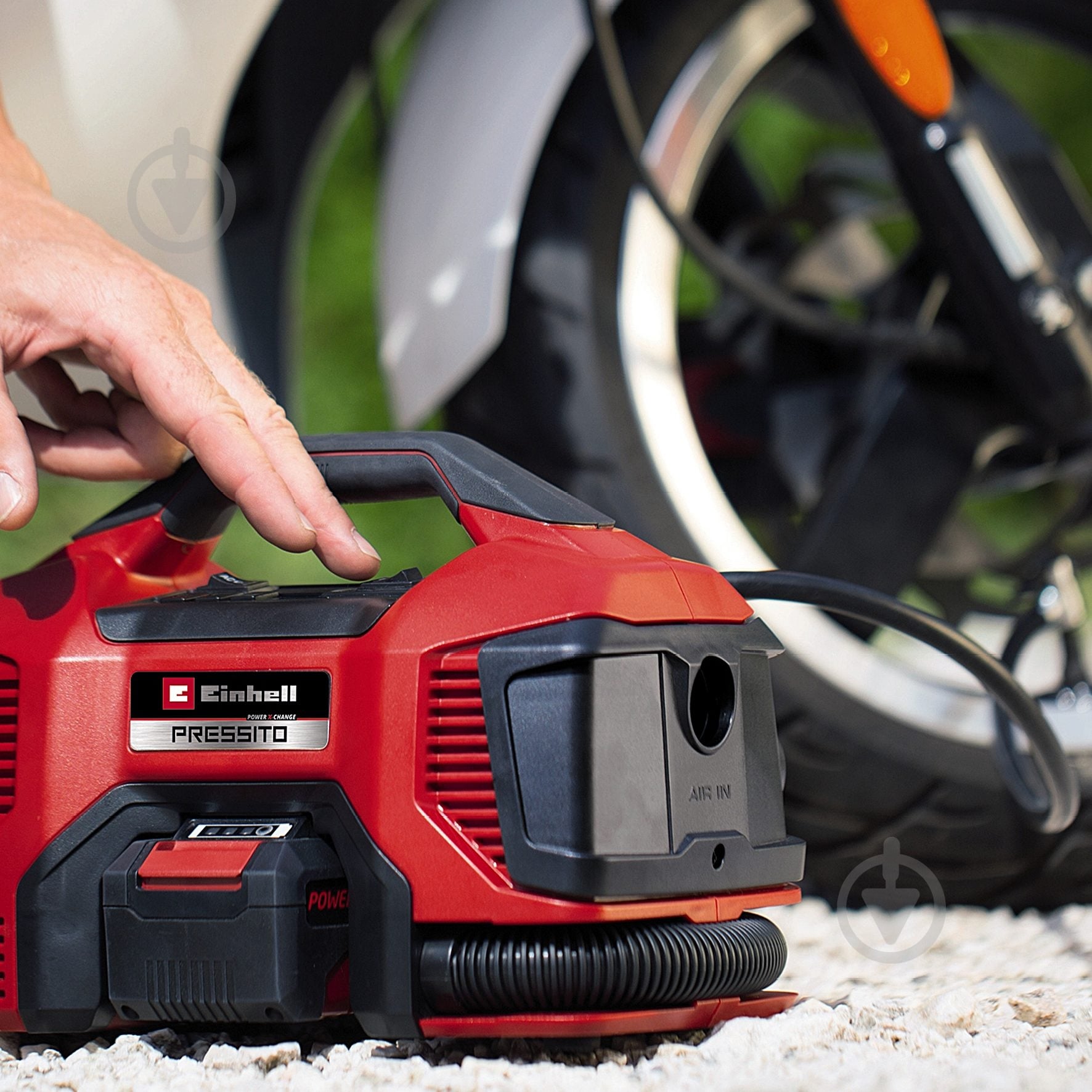 Компресcор автомобильный Einhell Germany AG PRESSITO 18/21 (4020467) - фото 3