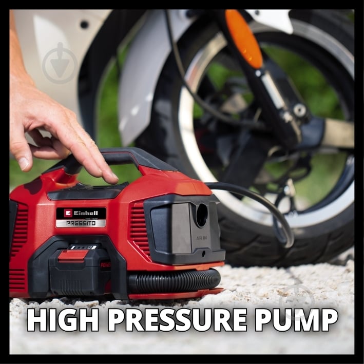 Компресcор автомобильный Einhell Germany AG PRESSITO 18/21 (4020467) - фото 8