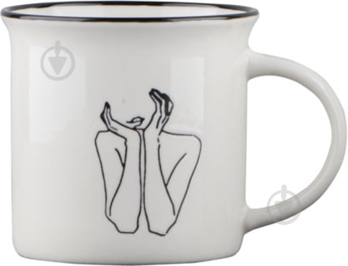 Чашка Vittora VT-C-514300 Lady in white 300 мл - фото 1 Чашка Vittora VT-C-514300 Lady in white 300 мл - фото 1
