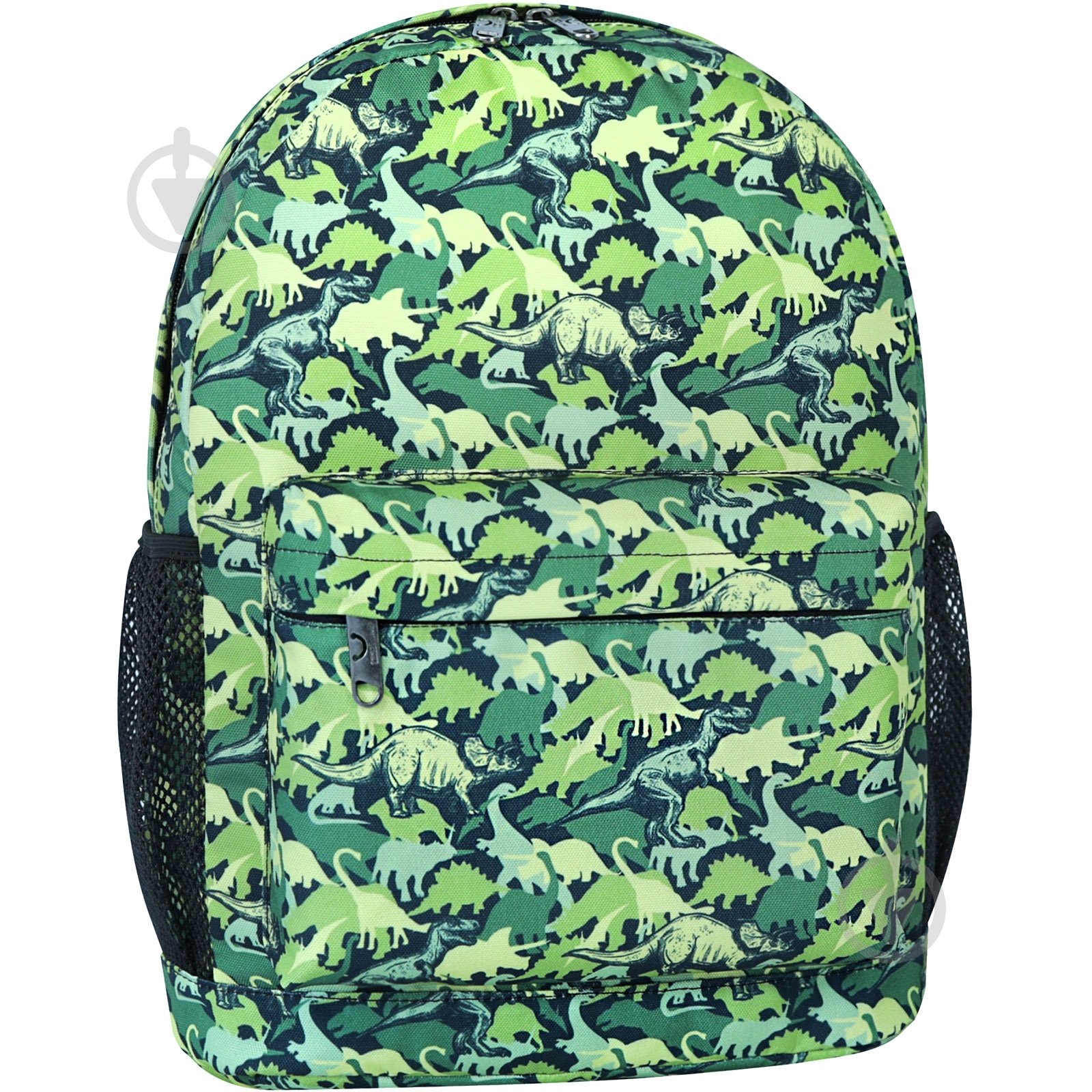 Рюкзак молодіжний Bagland Dinosaurs хакі 17л 533664/1363 - фото 1