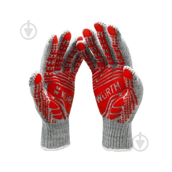 Перчатки WURTH Construct с покрытием ПВХ M (8) 0899404318 - фото 1