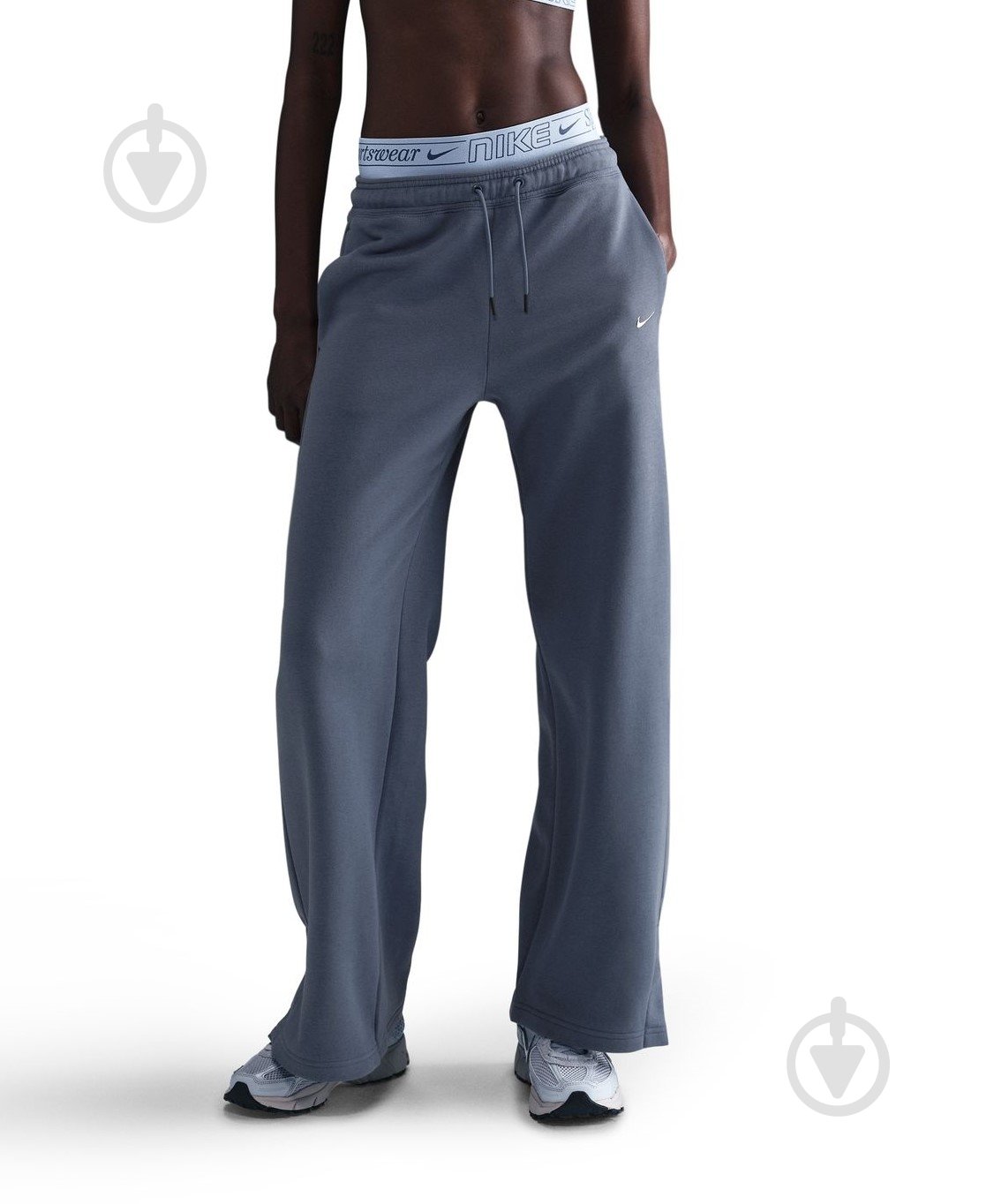 Брюки Nike W NSW PHNX FLC PANT GLS HV6522-491 р. S голубой - фото 1