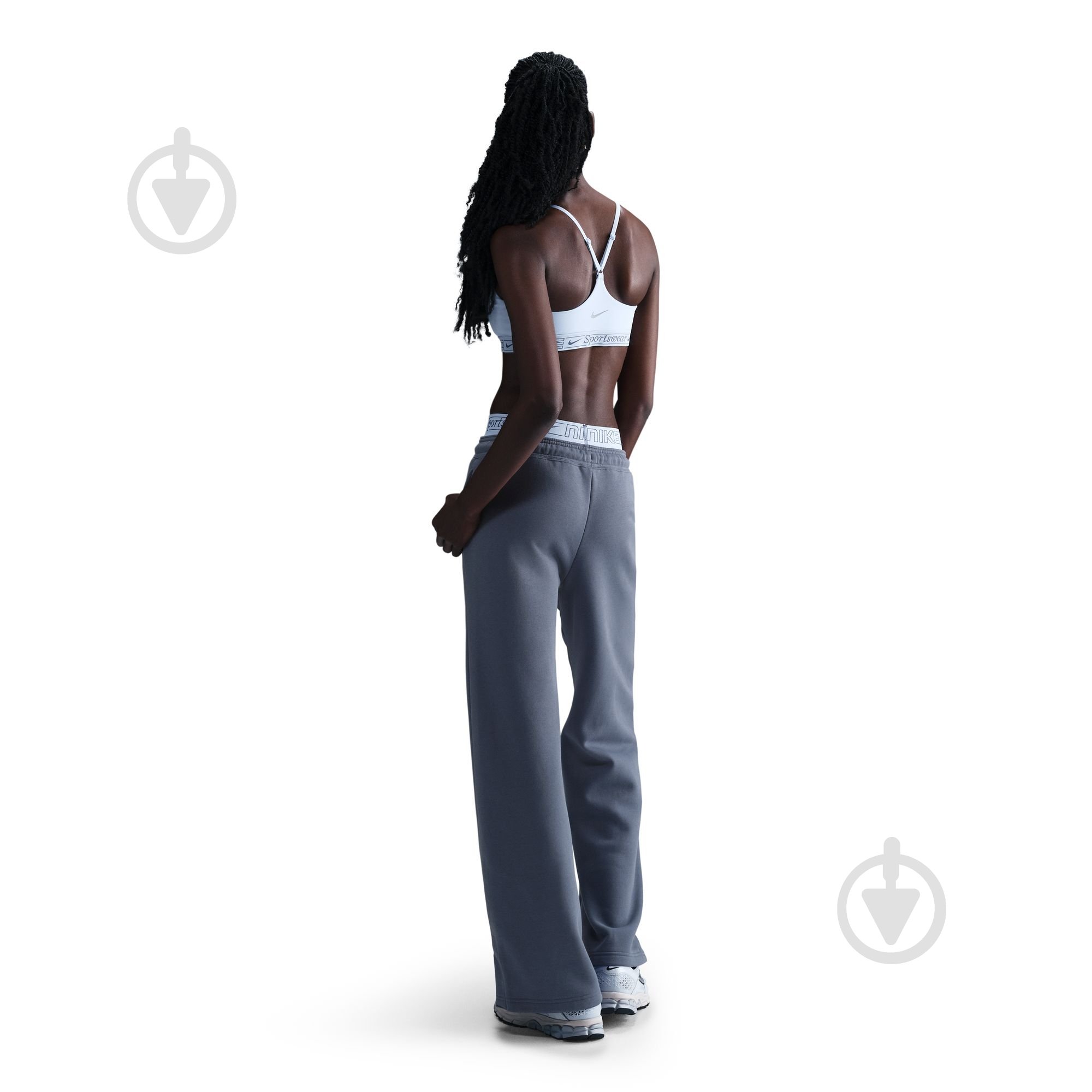 Брюки Nike W NSW PHNX FLC PANT GLS HV6522-491 р. S голубой - фото 3