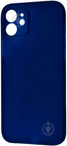 Чохол Memumi Ultra Slim Case (PC) Dark Blue для Apple iPhone 12 - фото 1