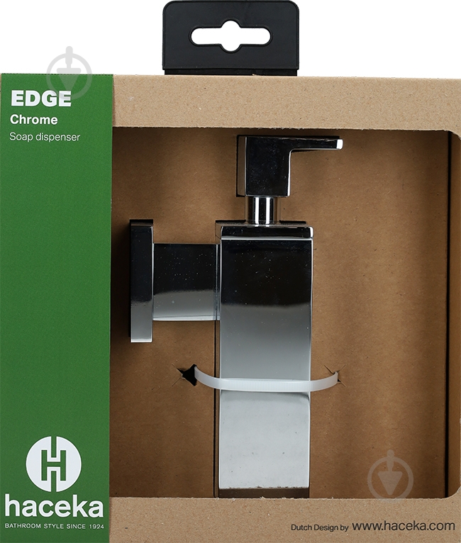 Дозатор для жидкого мыла Haceka Edge 403317 - фото 4 Дозатор для жидкого мыла Haceka Edge 403317 - фото 4