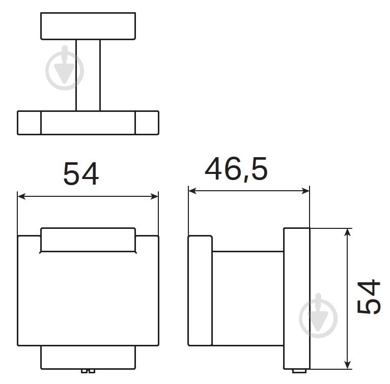 Крючок Haceka Edge 403318 - фото 7