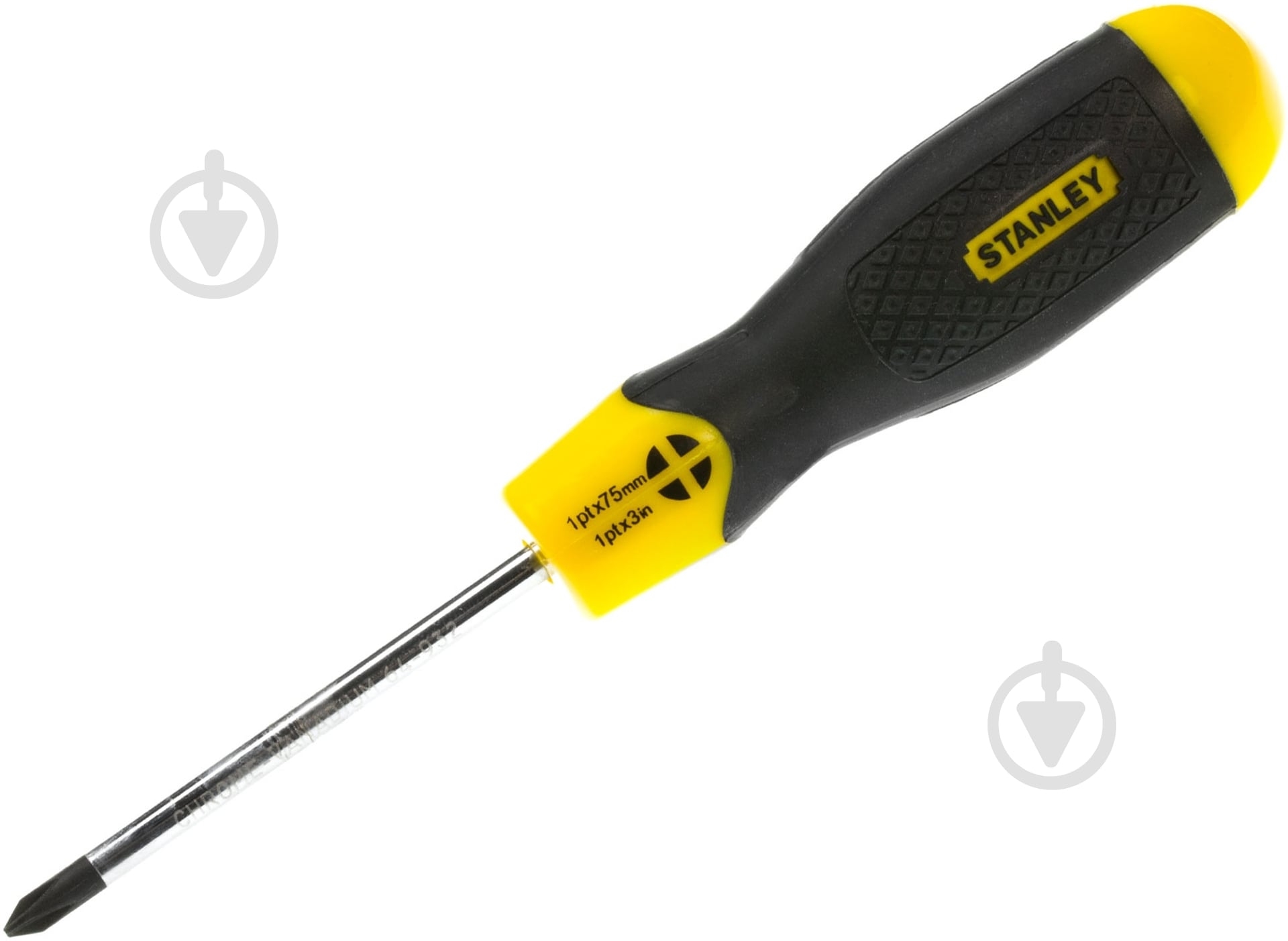 Отвертка Stanley CUSHION GRIP PH1×75 мм 0-64-932 - фото 1