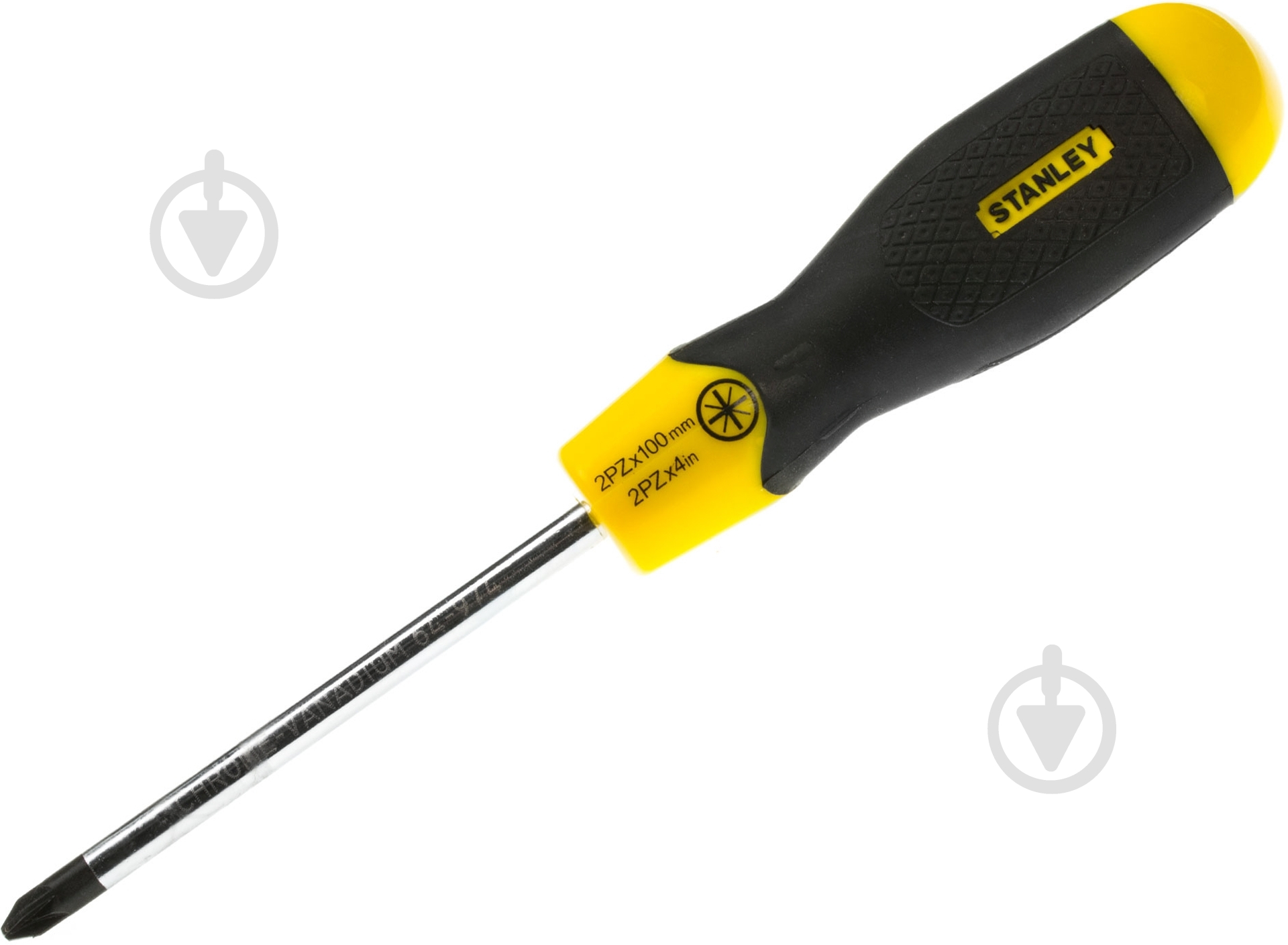 Викрутка Stanley CUSHION GRIP PZ2×100 мм 0-64-974 - фото 1