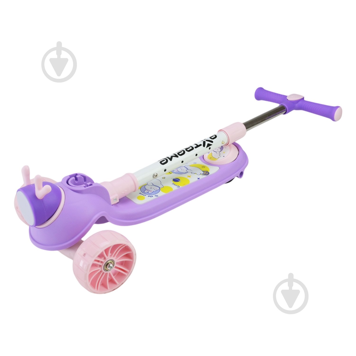 Самокат Extreme Motion фиолетовый SC818 - фото 6