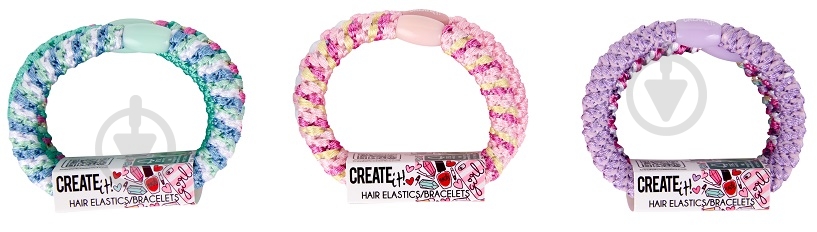 Набор резинок CREATE IT! для волос 3 шт. - фото 1