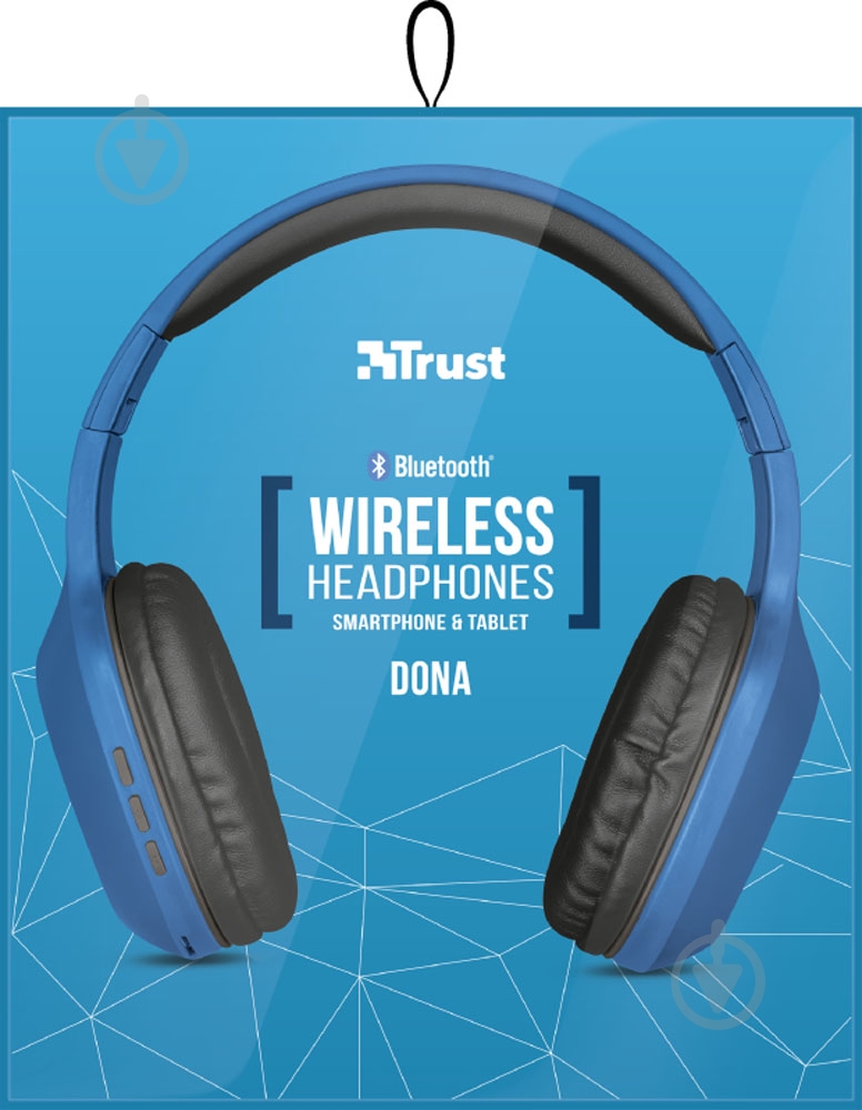 Гарнитура Trust Dona Wireless Bluetooth blue (22890) - фото 10