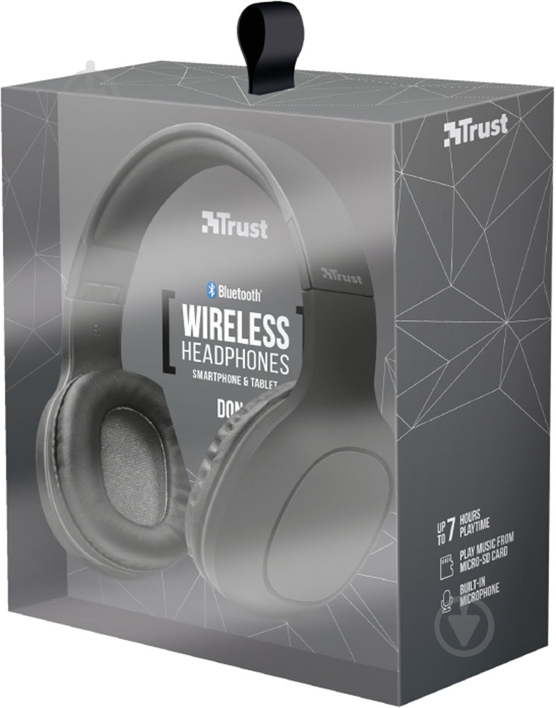 Гарнитура Trust Dona Wireless Bluetooth black (22888) - фото 8