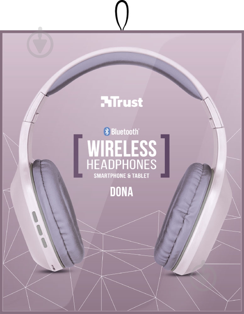 Гарнитура Trust Dona Wireless Bluetooth pink (22889) - фото 9