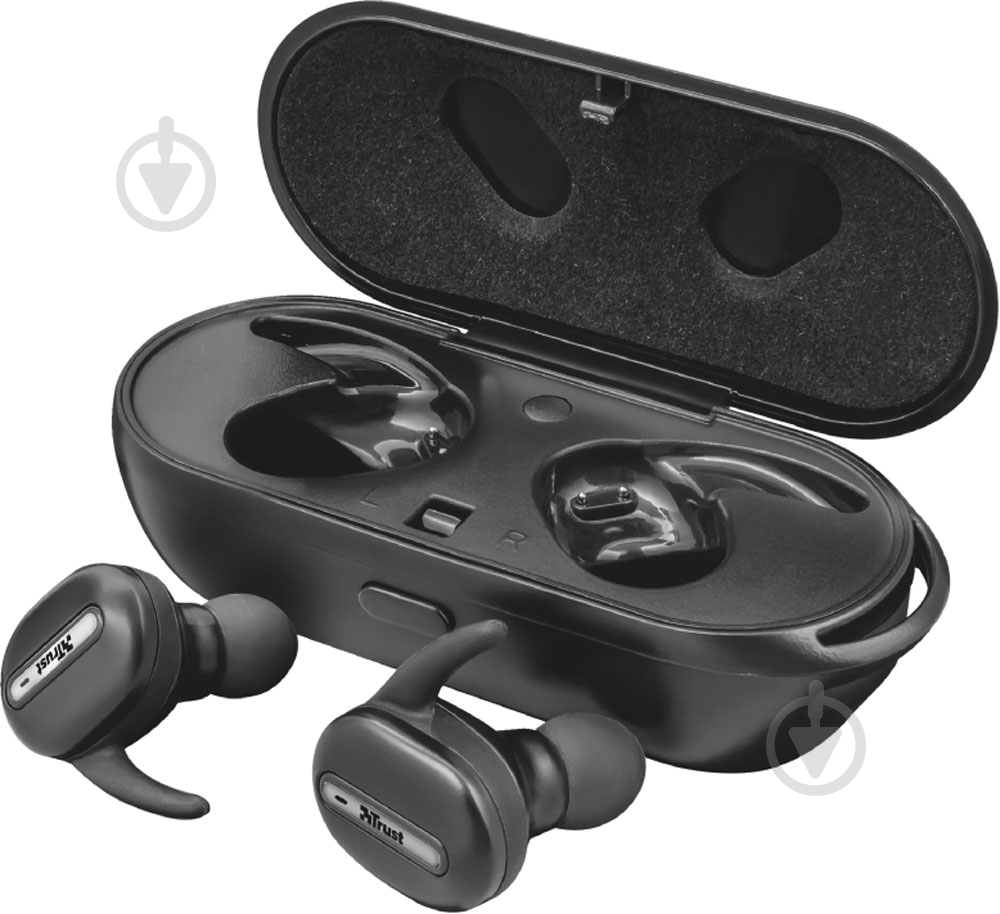 Гарнитура Trust Duet2 Bluetooth Wire-free black (22864) - фото 6