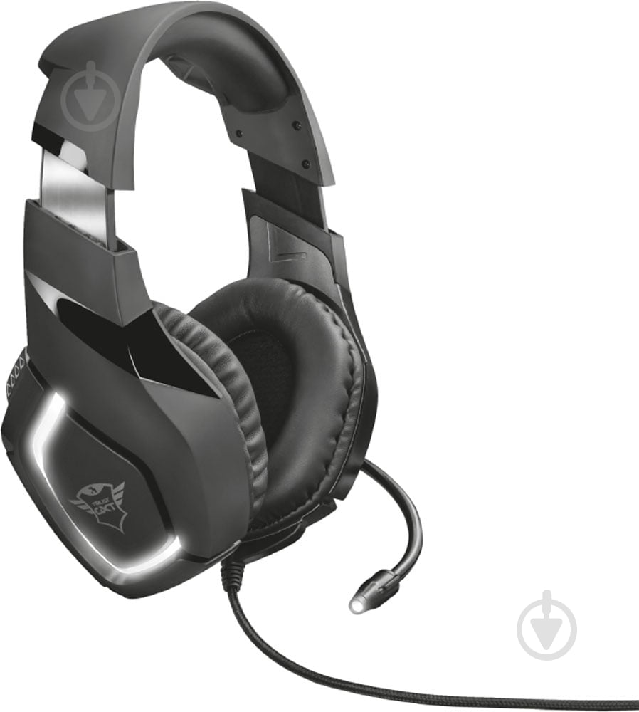 Гарнітура Trust GXT 380 Doxx Illuminated gaming headset black (22338) - фото 2