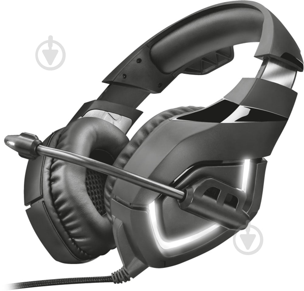 Гарнітура Trust GXT 380 Doxx Illuminated gaming headset black (22338) - фото 3