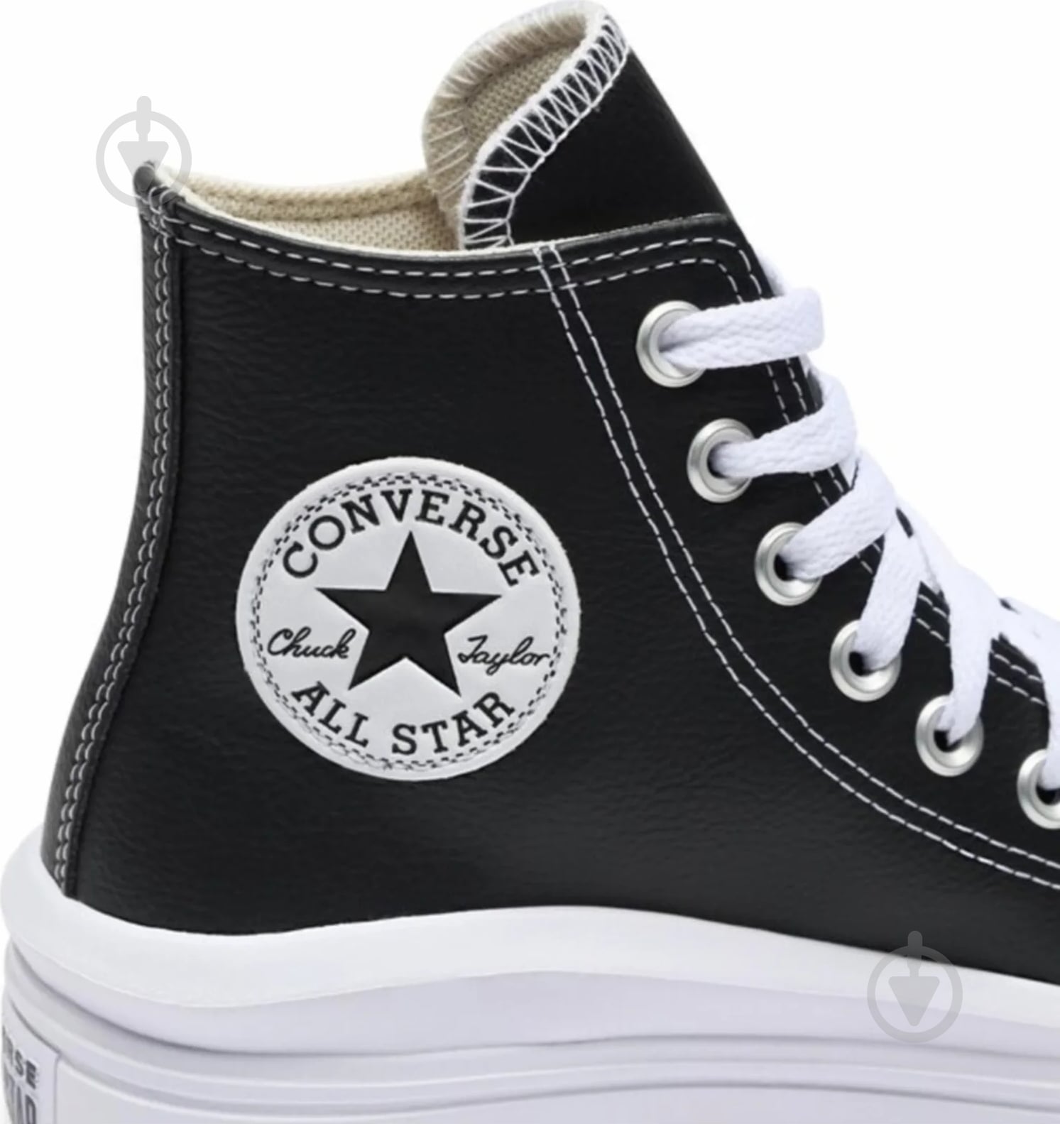 Кеди Converse CTAS MOVE HI A04294C-007 р.39 чорний - фото 3 Кеди Converse CTAS MOVE HI A04294C-007 р.39 чорний - фото 3
