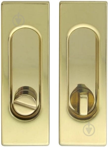Ручка для раздвижных дверей Fimet 3663ar f01 санузловой полированная латунь - фото 1 Ручка для раздвижных дверей Fimet 3663ar f01 санузловой полированная латунь - фото 1