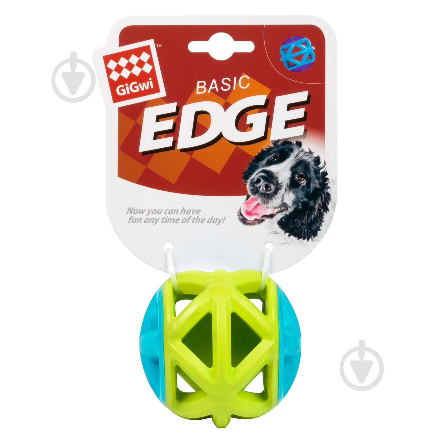 Игрушка для собак GiGwi Мяч Basic 9 см салатовый - фото 2 Игрушка для собак GiGwi Мяч Basic 9 см салатовый - фото 2