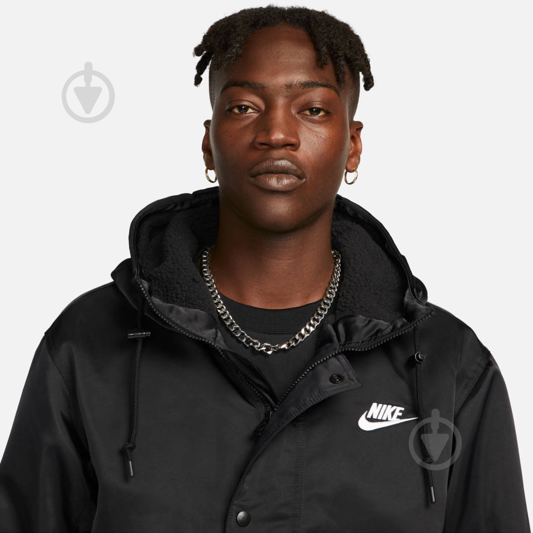 Куртка-парка мужская зимняя Nike M NK CLUB STADIUM PARKA FB7320-010 р.M черная - фото 3