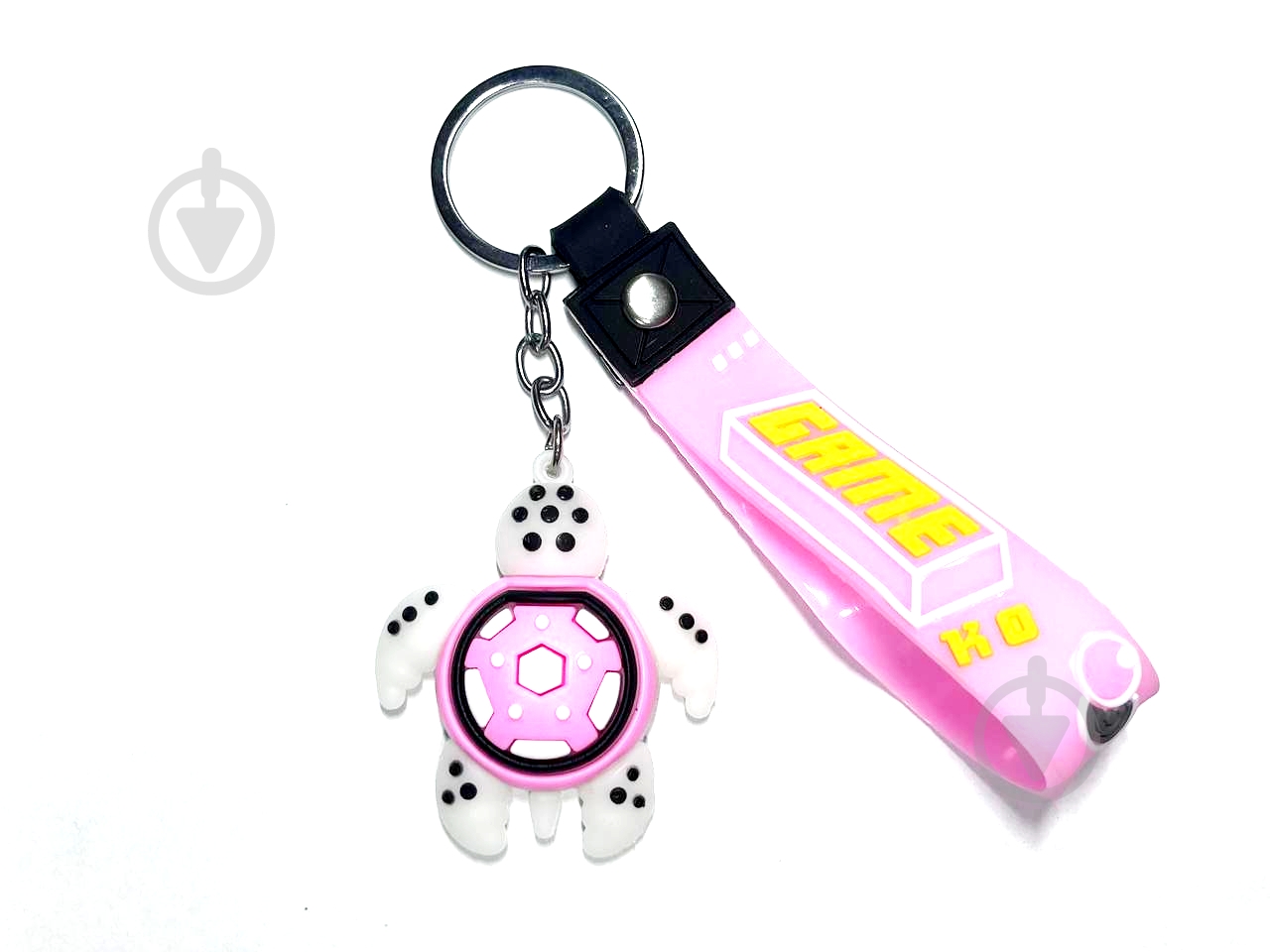 Брелок для ключей Ракушка розовая - фото 1