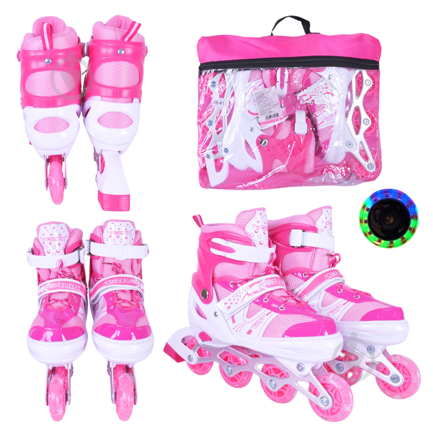 Роликовые коньки Shantou L RL25503 р. 38-41 в ассортименте - фото 27 Роликовые коньки Shantou L RL25503 р. 38-41 в ассортименте - фото 27