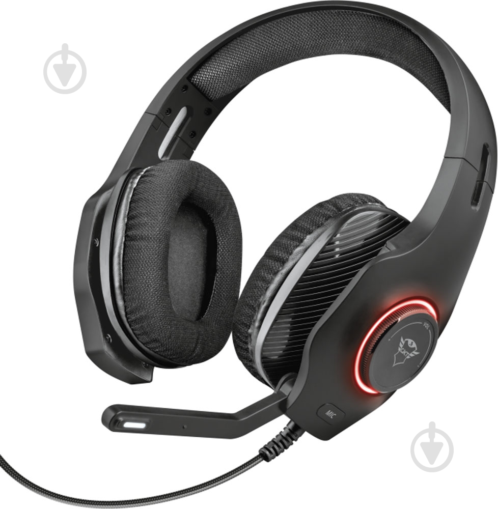 Гарнитура Trust GXT 455 Torus RGB gaming headset black (23138) - фото 3