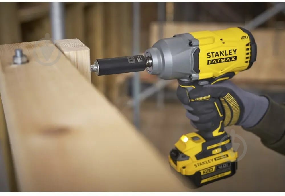 Гайковерт аккумуляторный Stanley FatMax 950 Нм SFMCF940M1 - фото 11