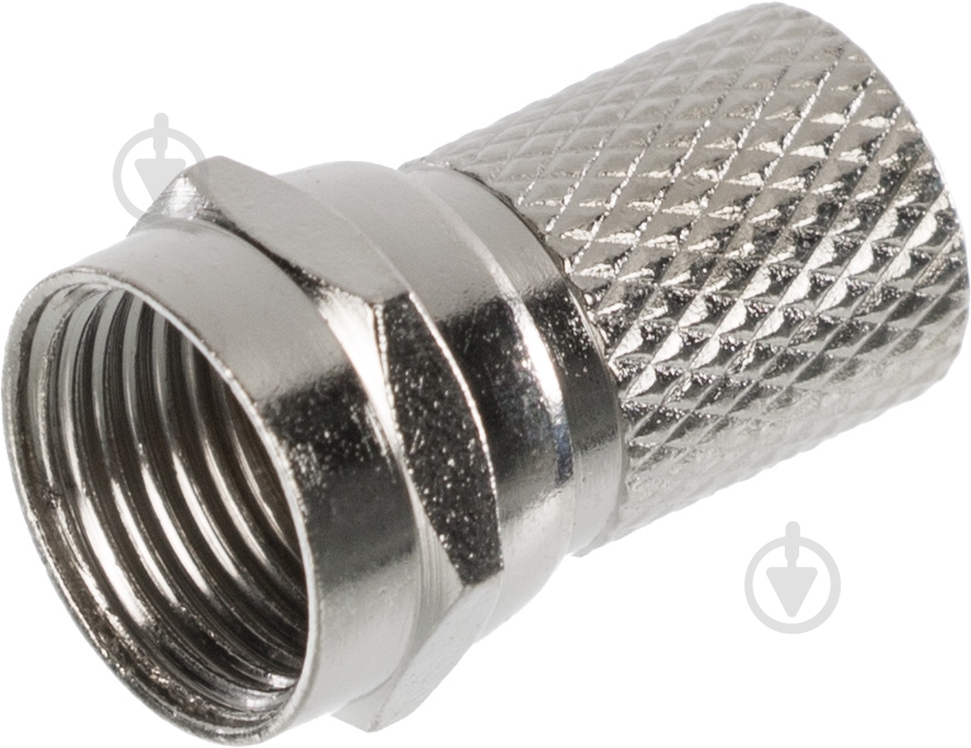 Штекер EMT роз'єм F з накруткою 18 мм (1-0214) - фото 1 Штекер EMT роз'єм F з накруткою 18 мм (1-0214) - фото 1