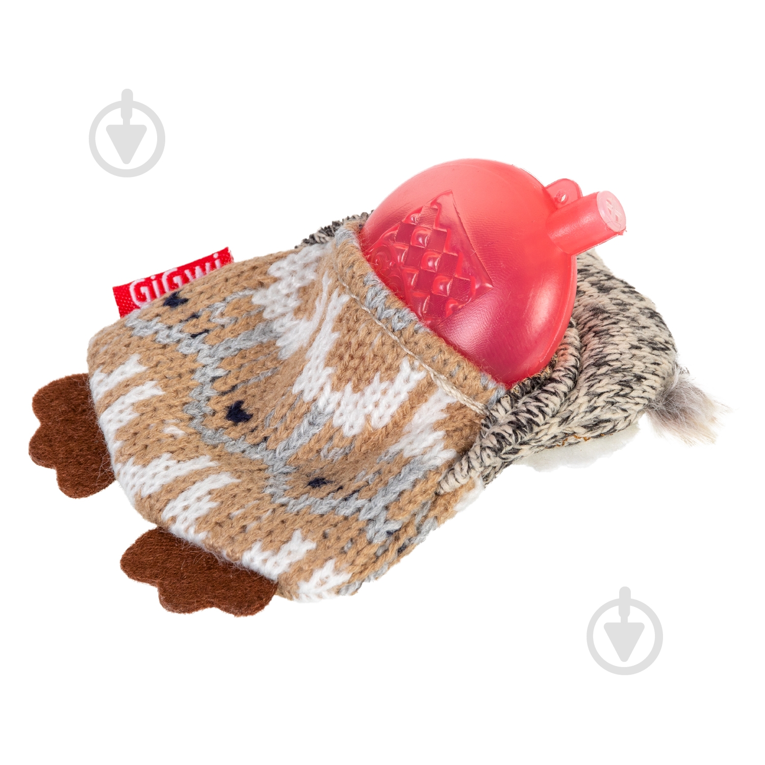 Игрушка для собак GiGwi Сова с пищалкой Plush 10 см - фото 3 Игрушка для собак GiGwi Сова с пищалкой Plush 10 см - фото 3