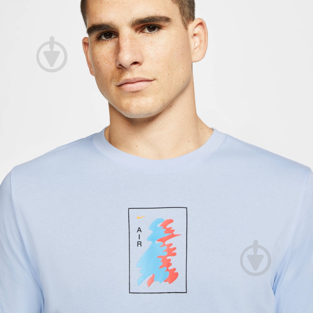 Футболка Nike M NK DRY TEE LS A.I.R. A SAVAG CT3846-436 р.2XL синій - фото 5