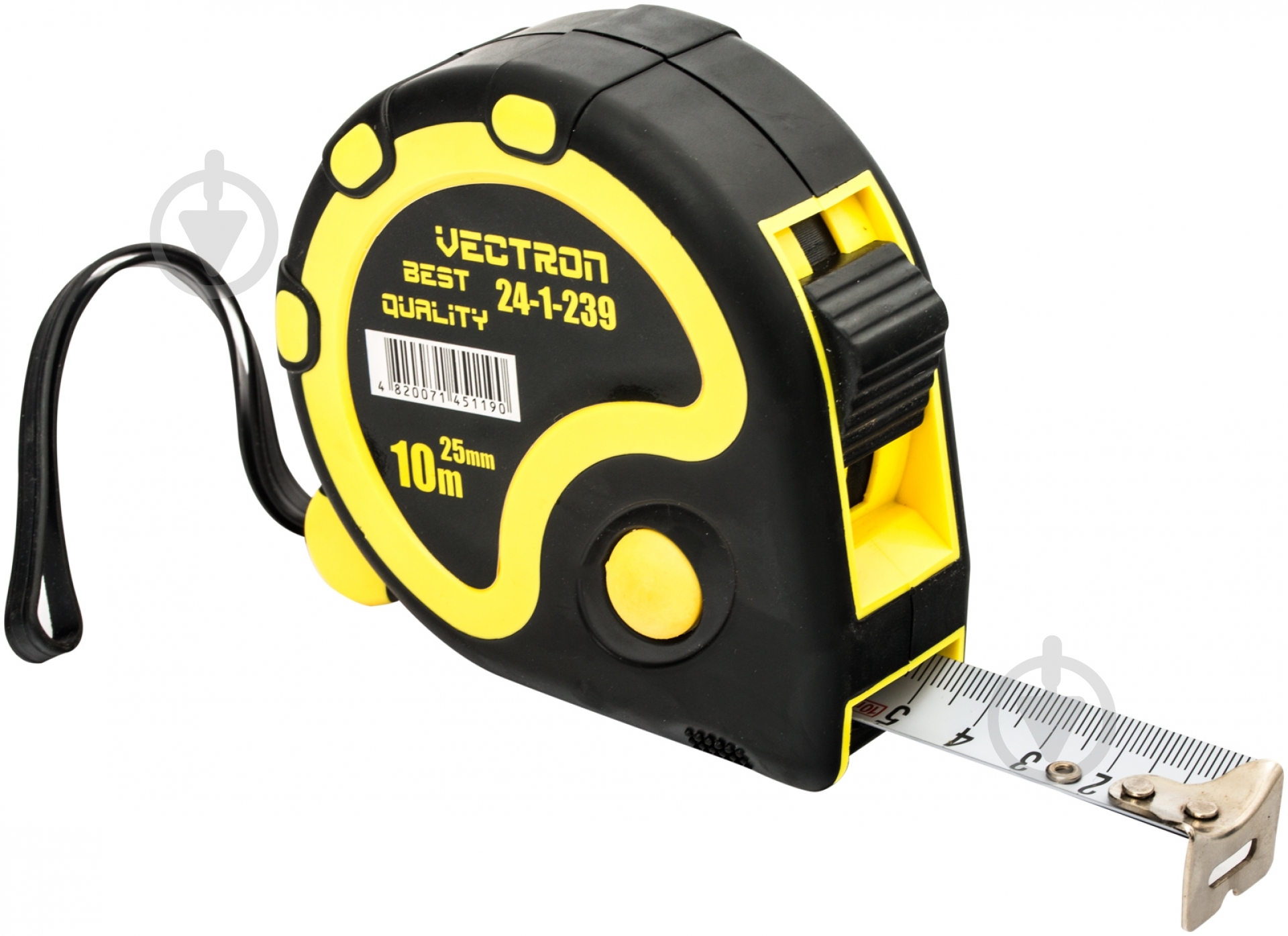 Рулетка Vectron 24-1-239 10 м x 25 мм - фото 1