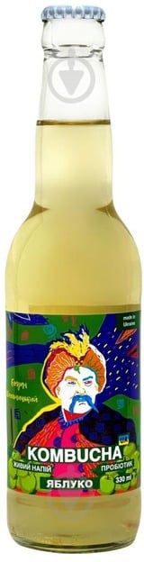 Комбуча Kombucha UA Яблуко 0,33 л - фото 1