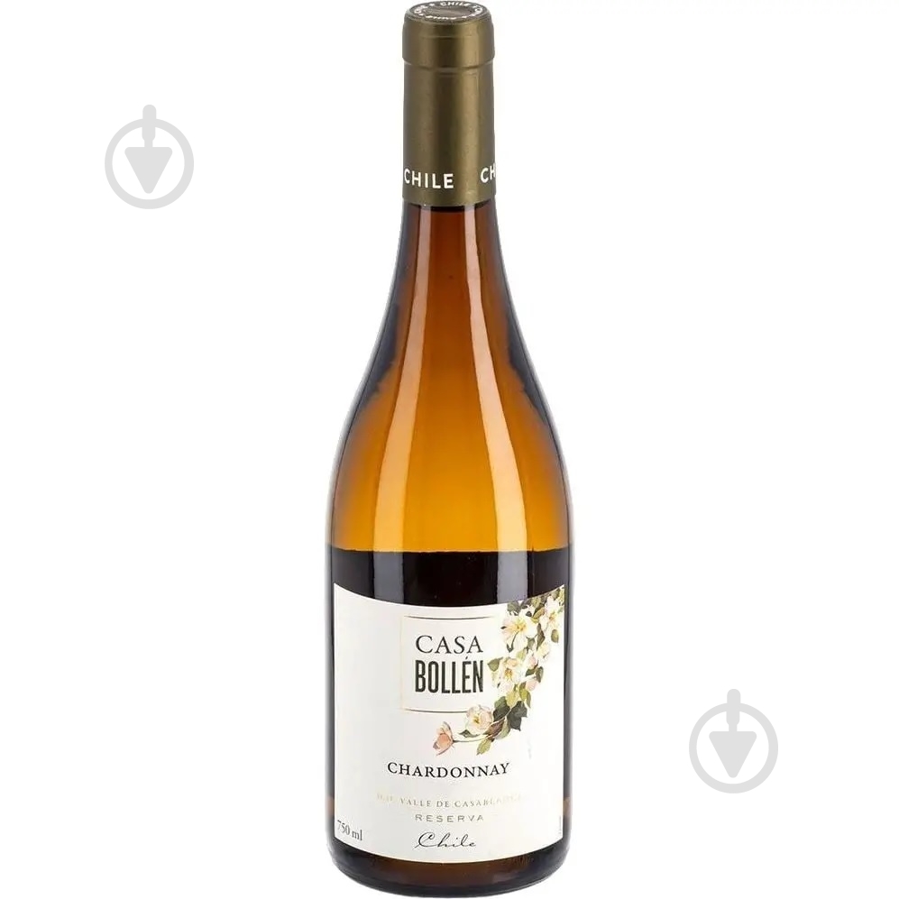Вино CASA BOLLEN CHARDONNAY белое сухое 0,75 л - фото 1 Вино CASA BOLLEN CHARDONNAY белое сухое 0,75 л - фото 1
