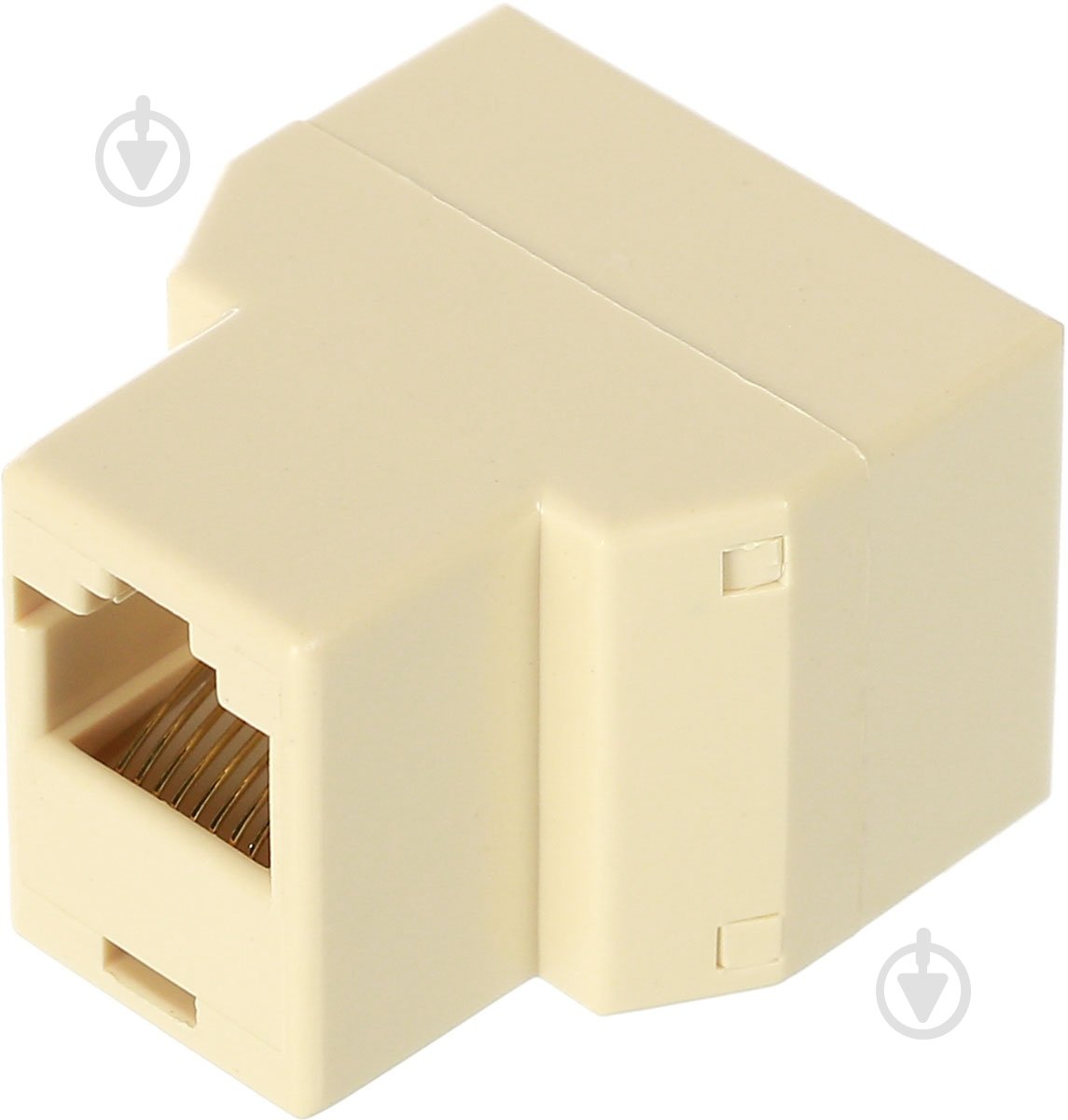 Перехідник комп’ютерний EMT 1 гн. – 2 гн. RJ-45 8p8c (6-0218А) - фото 1