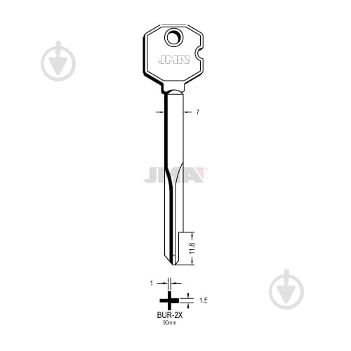 Изготовление хрестообразного ключа - фото 1