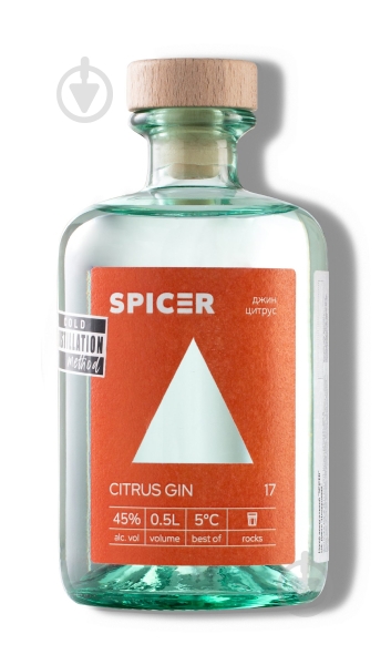 Джин SPICER Цитрусовый 0,5 л - фото 1 Джин SPICER Цитрусовый 0,5 л - фото 1