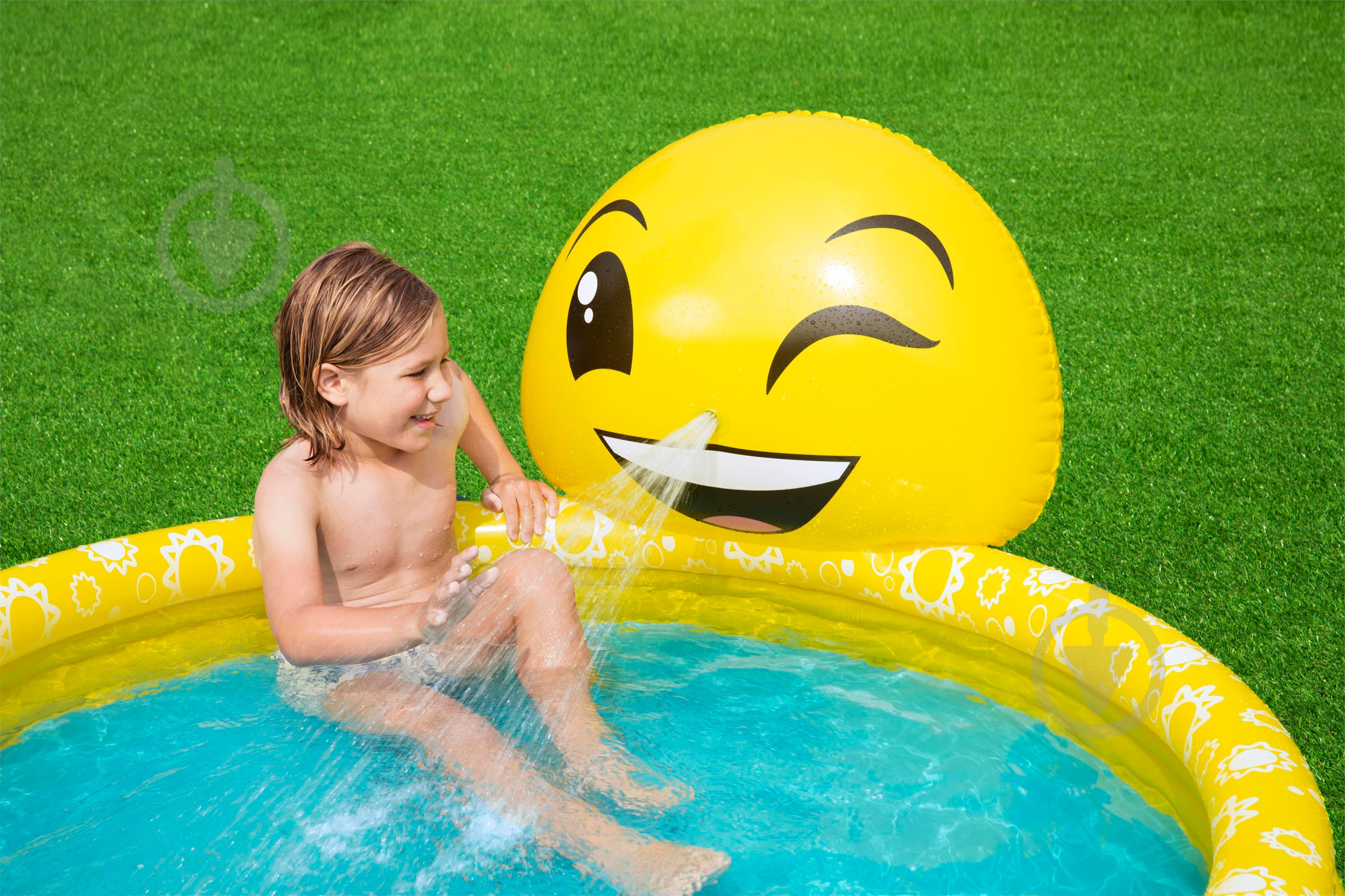 Бассейн надувной Bestway Emoji 165х144х69 см - фото 7
