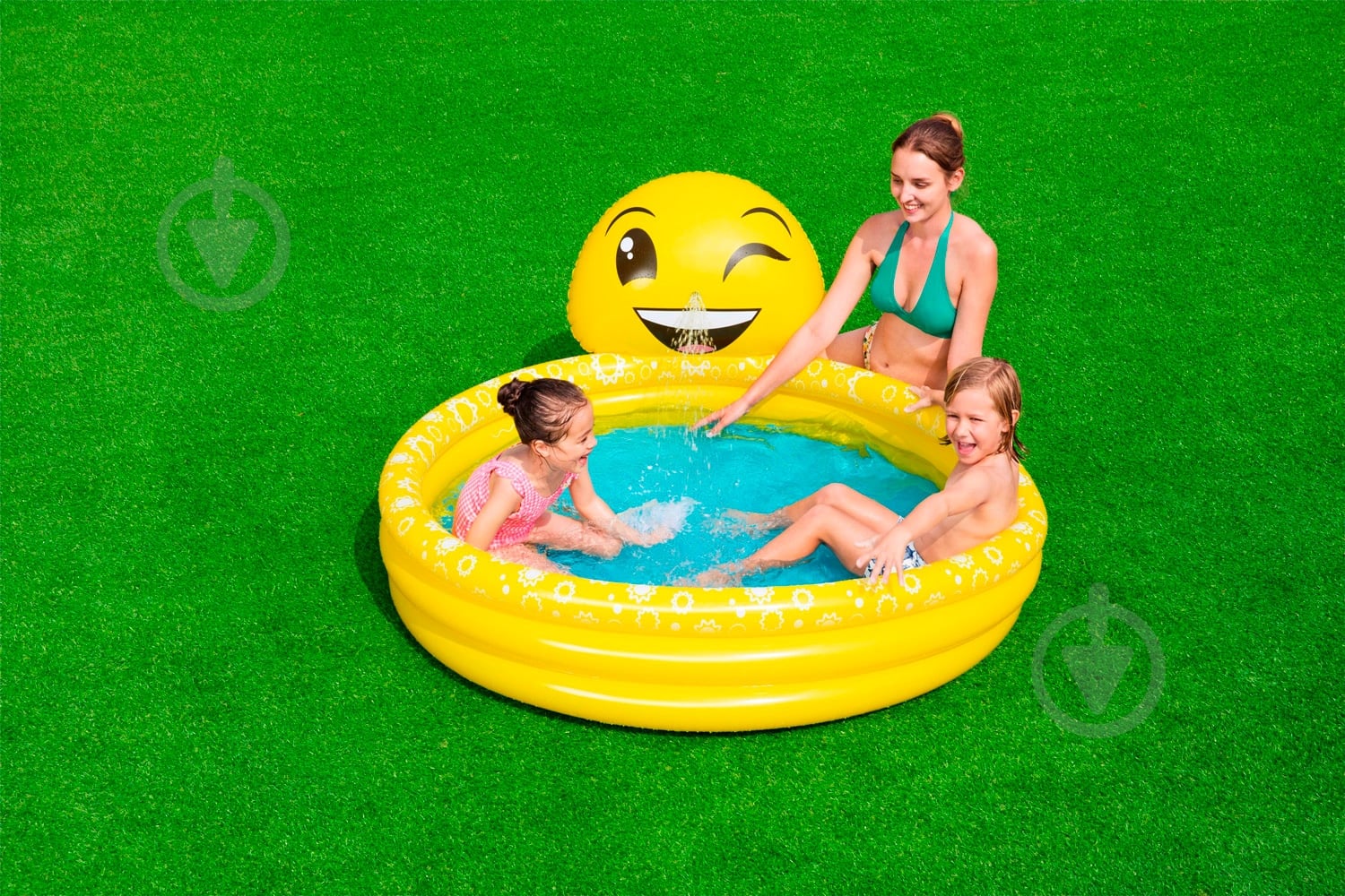 Бассейн надувной Bestway Emoji 165х144х69 см - фото 6